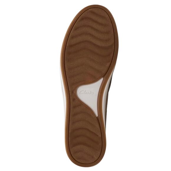 Clarks Women's Cloud Steppers Breeze Vibe Casual Flats Cream Size 10 W - Picture 6 of 6